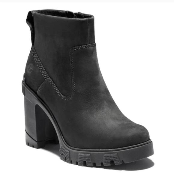 NIB Timberland Lana Point side zip boots in black nubuck - Picture 1 of 9